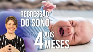 REGRESSÃO do SONO nos primeiros 4 meses de vida do bebê [upl. by Marylinda]