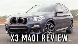 2018 BMW X3 M40i Start Up Test Drive amp In Depth Review [upl. by Shevlo]