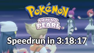 Pokémon Shining Pearl  Any Glitchless Speedrun 31817 [upl. by Ainsley]