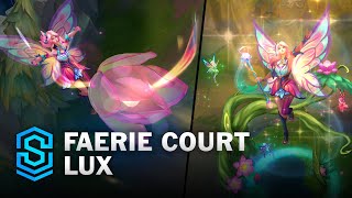 Faerie Court Lux Skin Spotlight  PreRelease  PBE Preview  League of Legends [upl. by Tore]