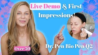 Hands On With Latest In Microneedling Tech  Demo First Impressions amp Tips  Dr Pen BioPen Q2 [upl. by Eiral]