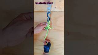 Tie your rope with this knot shorts knot tie simpul tali tutorial cara method astoahoy [upl. by Suoirtemed]