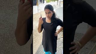 I will cut yours today❤️Funny videos shorts youtubeshorts klshobasureshani [upl. by Guenevere]