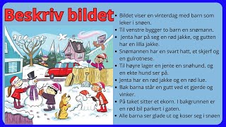 Beskriv Bildet 5  Norskprøven Skriftlig [upl. by Auop]