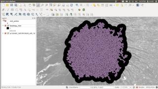 tutorial point density map heatmap in QGIS [upl. by Yhtir]