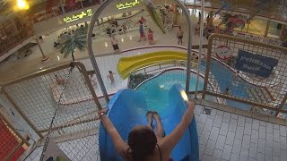 Scary Fall Water Slide at Tikibad Duinrell [upl. by Zwiebel850]