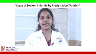 Assay Of Sodium Chloride By Precipitation Titration [upl. by Krilov863]