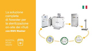 La soluzione completa di Newster per la sterilizzazione onsite dei rifiuti con BWS [upl. by Hailat791]