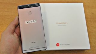 Huawei P9  Unboxing Setup amp First Look 4K [upl. by Nyrat]