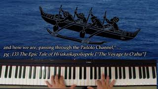 quotHiiaka and Wahineomao Cross the Pailolo Channelquot for piano by Robert Mondoy [upl. by Lanna]