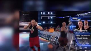 The Headbangers Return WWE SMACKDOWN 30 August 2016 [upl. by Erodaeht]