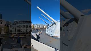 HMS Belfast near Tower Bridge 🇬🇧 london hmsbelfast [upl. by Jennee457]