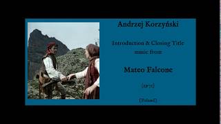 Andrzej Korzyński Mateo Falcone 1971 [upl. by Gilford]