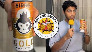 Daily Beer Review – Bira 91 Gold  500ml Can Chug amp Rating  8 ABV Weizenbock [upl. by Lati67]