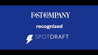 SpotDraft Named in the Most Innovative Companies of 2024 list by Fast Company [upl. by Beitris116]