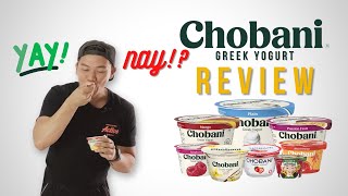 Chobani Greek Yogurt tasting Coach Ranks the Best Chobani  Which Greek Yogurt flavor is the Best [upl. by Salisbarry4]