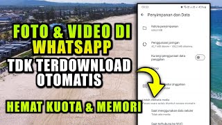 Cara Agar Foto dan Video di WhatsApp Tidak Terdownload Otomatis [upl. by Nylcoj937]