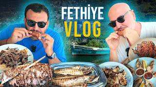 Fethiye Vlog  Döner Kruvasan Balık Tahin Helvası  Ayaküstü Lezzetler [upl. by Lesli]