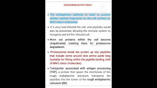 Immunology part20 antigen processing and presentation [upl. by Aneloaup]