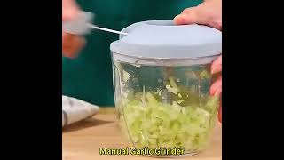 HandHeld kitchen tools Chopper mini garlic crusher hand press grinding crusher chopper garlicAmazon [upl. by Beetner]