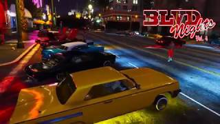 BLVD NIGHTS VOL 4  GTA 5 Online  Lowrider Car Show  Hosted by GoodFellazCC [upl. by Matthieu]