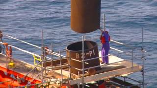 Offshore Platform Installation Jacket Installation and Topside Installation [upl. by Damour]