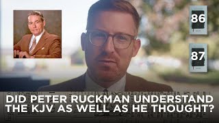 Did Peter Ruckman Understand the KJV as Well as He Thought [upl. by Flavia]