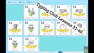 Typing Club Lessons 3140 [upl. by Leavelle218]