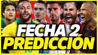 BRASIL LLEGA A PERÚ Y CHILE SE LA JUEGA CON COLOMBIA  PRONÓSTICO FECHA 2  ELIMINATORIAS [upl. by Aramoiz]