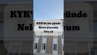 KYK’da bir günde neler yiyorum  Gün 28 kykyurt [upl. by Barren]