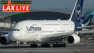 🔴 LIVE LAX PLANE SPOTTING  LAX AIRPORT LIVE  LOS ANGELES [upl. by Nalid]