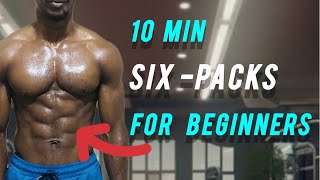 SIX PACK WORKOUT FOR BEGINNERS AT HOME [upl. by Jeunesse]