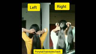 which one is the best ponytail hairstyles commentsshortvideohairstyleshack [upl. by Llenehs]