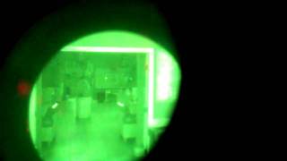 Crimson Trace MVF600 IR Laser Through Night Vision [upl. by Perrine]