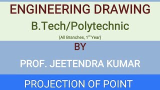 Projection of point QN 6  Engineering Drawing [upl. by Silvestro604]