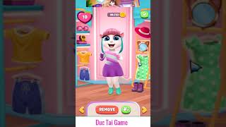 Mèo Tom Dễ Thương  Cute cat  My Talking Angela  Duc Tai Game [upl. by Llewsor]