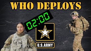 Who gets deployed in the Army [upl. by Reider]