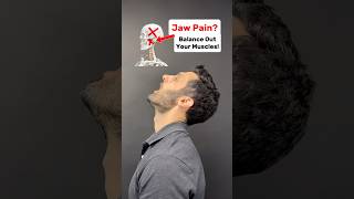 Do you have jaw pain Try these musclebalancing exercises to help tmj tmjdisorder jawpain [upl. by Ninnetta]