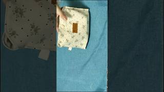 How to sew a pursesmall bag with 3 pockets sewing easybag sewingtutorial sewingtips diybag [upl. by Noseimaj467]