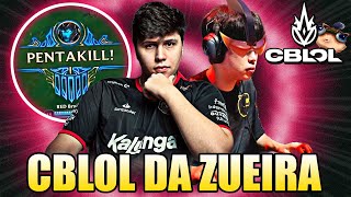 PENTAKILL do BRANCE e o COREANO MAIS TROLL da HISTÓRIA  CBLOL DA ZUEIRA [upl. by Gnilhsa]