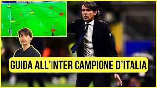 COME L’INTER DI SIMONE INZAGHI HA DOMINATO LA SERIE A  Con Lavagna Tattica [upl. by Ecnaiva]