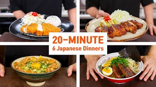 20 Minute Japanese Dinners that Will Change Your Life or maybe 25 [upl. by Terag]