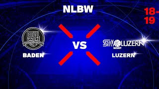 NLB Women  Day 2 BADEN vs LUZERN [upl. by Sikleb]