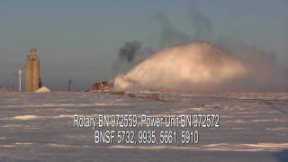 BNSF Rotary South of Trumbull NE Giltner Subdivision [upl. by Whyte370]