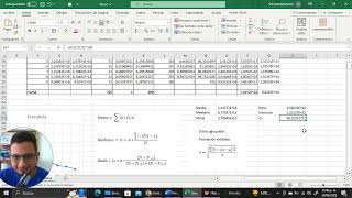 Desviación Estandar Varianza Coeficiente de variación Excel [upl. by Gilleod89]