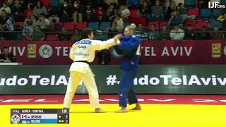 Grand Slam TelAviv 2023 Day 1 57 kg 12 DEGUCHI Christa CAN  BILODID Daria UKR [upl. by Odla69]