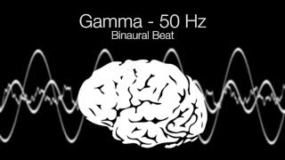 Intense Focus Gamma Binaural Beat  50Hz 1h Pure [upl. by Seyah]