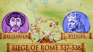 Siege of Rome 537538  Roman  Gothic War DOCUMENTARY [upl. by Berri]