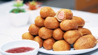 How to Make Best Corn Dogs  Easy Recipe Without Cornmeal [upl. by Uv955]