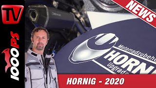 Hornig mit schlauen Lösungen auf der EICMA 2019  BMW Motorrad Zubehör 2020 [upl. by Ko]